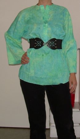 Bluse 101, mit Gürtel