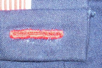 Knopfloch fertig