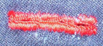 Knopfloch nachher