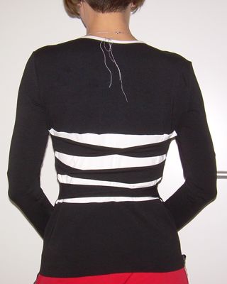 Knip-Shirt von hinten
