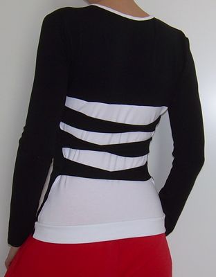 Knip-Shirt von hinten