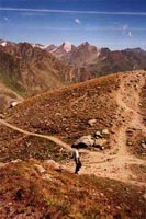 Zu Fuß in den Alpen